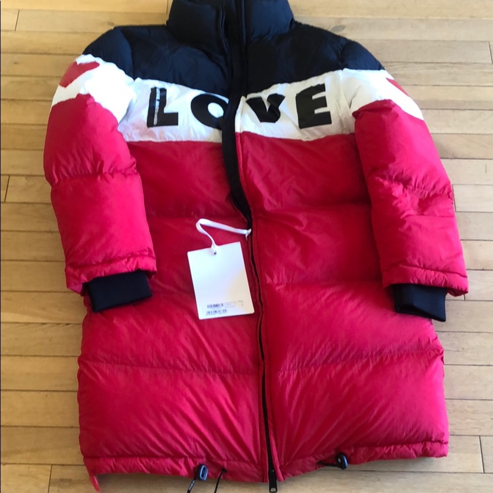 Moschino Love puffer jacket coat
